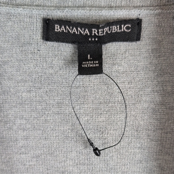 Banana Republic Light Gray Women's Extra Long Cardigan. Nwot - Picture 5 of 6
